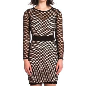 NWT Kardashian Kollection Net Mesh Dress